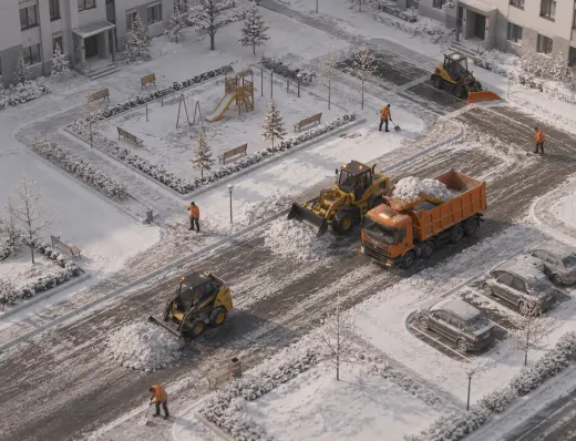 Уборка снега